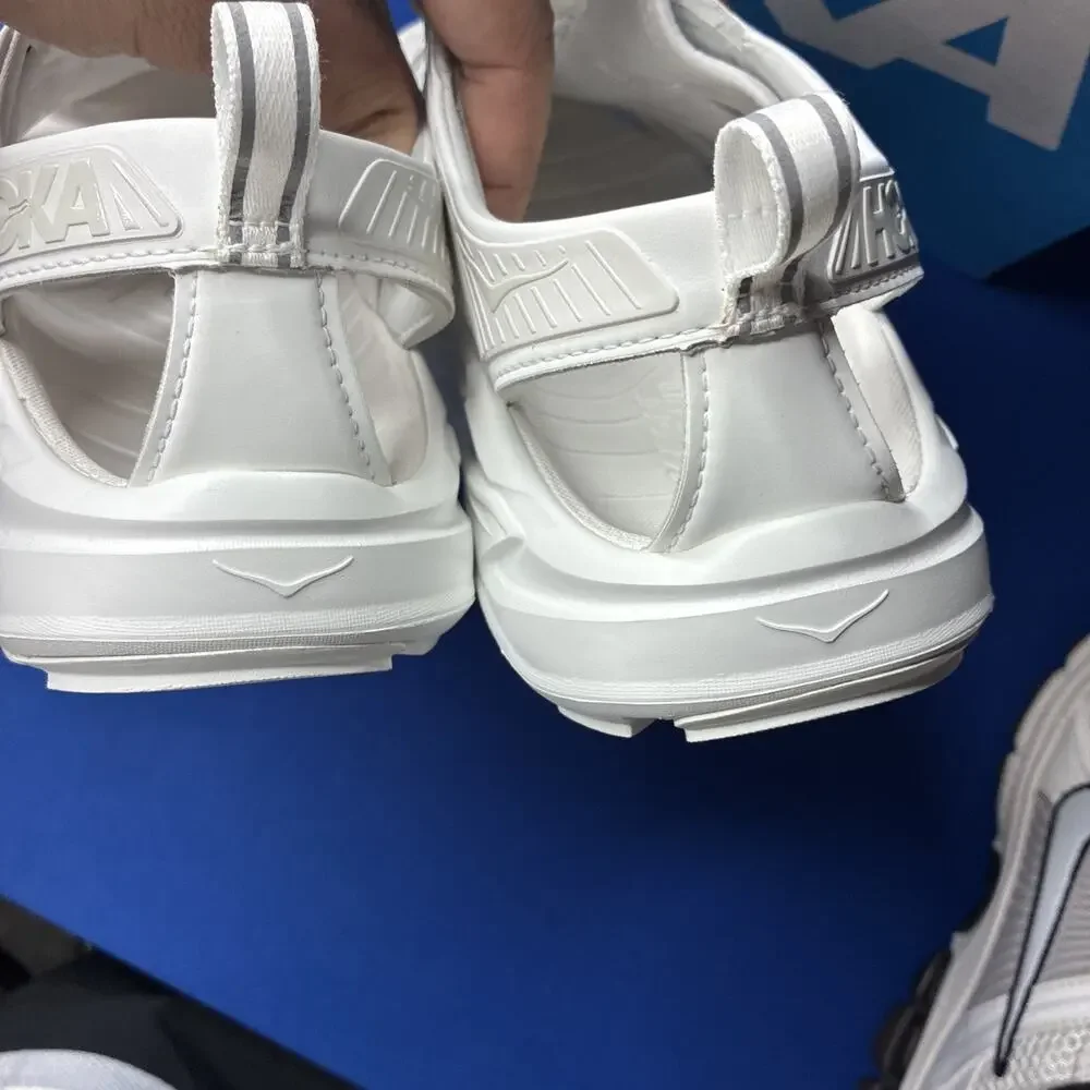 New HOKA One One Hopara White White 1123112-WHWH Men's Size 9.5 - Picture 5 of 8